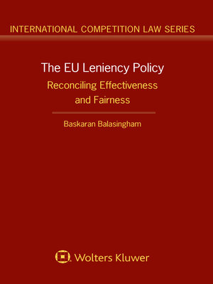 cover image of The EU Leniency Policy